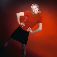 woman smiling